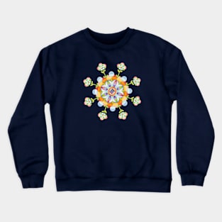 Big Top Rainbow Mandala Crewneck Sweatshirt